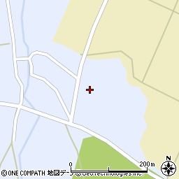 秋田県大館市比内前田（東前田）周辺の地図