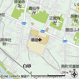 大館市立扇田小学校周辺の地図