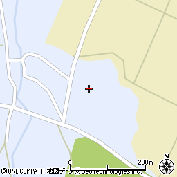 秋田県大館市比内前田東前田23周辺の地図