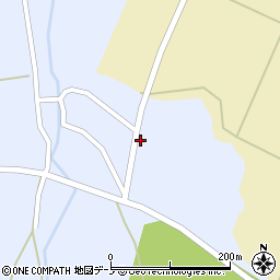 秋田県大館市比内前田東前田38周辺の地図