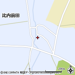 秋田県大館市比内前田前田周辺の地図