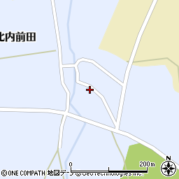 秋田県大館市比内前田前田22周辺の地図