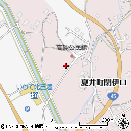 宇津目ポンプ場周辺の地図