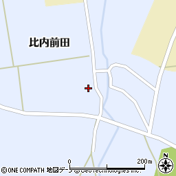 秋田県大館市比内前田前田35周辺の地図