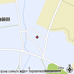 秋田県大館市比内前田東前田48-1周辺の地図
