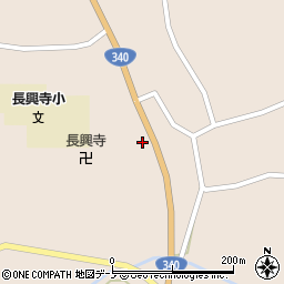 岩手県九戸村（九戸郡）長興寺周辺の地図