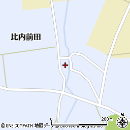 秋田県大館市比内前田前田37周辺の地図