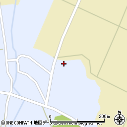 秋田県大館市比内前田東前田34周辺の地図