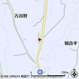 秋田県鹿角市花輪万谷野71-1周辺の地図