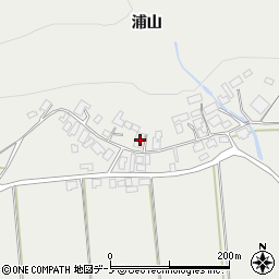 秋田県大館市軽井沢浦山36周辺の地図