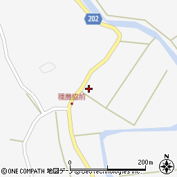 秋田県能代市二ツ井町種町の下49周辺の地図