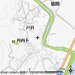 秋田県大館市猿間戸沢67周辺の地図