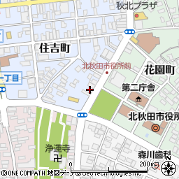 東光コンピュータ・サービス株式会社北秋田営業所周辺の地図