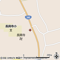 岩手県九戸村（九戸郡）長興寺（第８地割）周辺の地図
