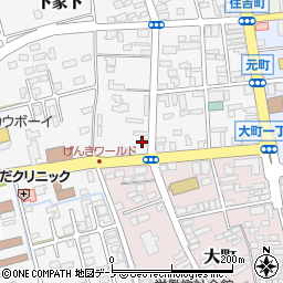 トヨタレンタリース秋田鷹巣店周辺の地図