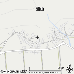 秋田県大館市軽井沢浦山39-4周辺の地図