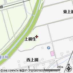 秋田県北秋田市坊沢上柳生周辺の地図