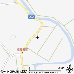 秋田県能代市二ツ井町種町の下58周辺の地図