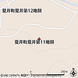 岩手県久慈市夏井町夏井第１１地割周辺の地図