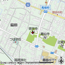 徳栄寺周辺の地図