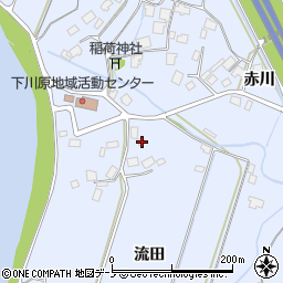 秋田県鹿角市花輪下川原33周辺の地図