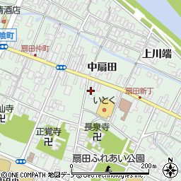 秋田県大館市比内町扇田中扇田35周辺の地図