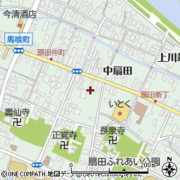 秋田県大館市比内町扇田中扇田28周辺の地図