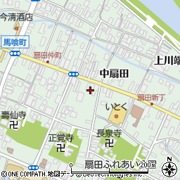 秋田県大館市比内町扇田中扇田29周辺の地図