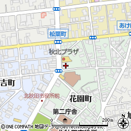 秋田銀行鷹巣支店 ＡＴＭ周辺の地図