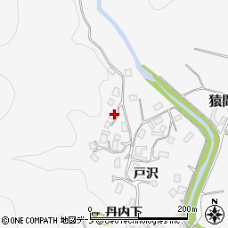 秋田県大館市猿間戸沢67-1周辺の地図