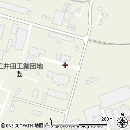 秋田県大館市二井田（前田野）周辺の地図