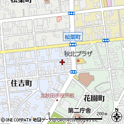 有限会社大沢塗装店　北秋田支店周辺の地図
