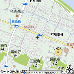 秋田県信用組合比内支店周辺の地図