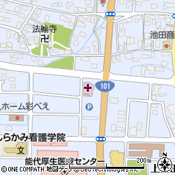 プリンス能代店周辺の地図