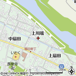 秋田県大館市比内町扇田上川端12周辺の地図