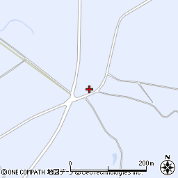秋田県鹿角市花輪藤羽長根1周辺の地図