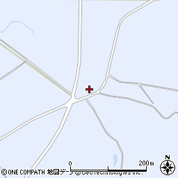 秋田県鹿角市花輪赤長根周辺の地図