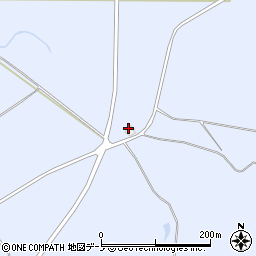 秋田県鹿角市花輪（赤長根）周辺の地図