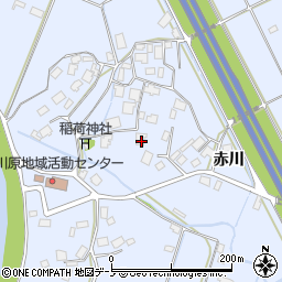 秋田県鹿角市花輪下川原11-5周辺の地図