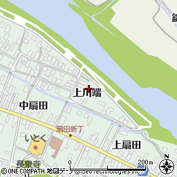 秋田県大館市比内町扇田上川端18周辺の地図