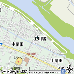 秋田県大館市比内町扇田上川端16周辺の地図