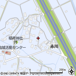 秋田県鹿角市花輪下川原12周辺の地図