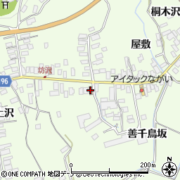 北秋田警察署鷹巣西駐在所周辺の地図