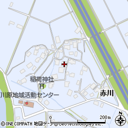 秋田県鹿角市花輪下川原23周辺の地図