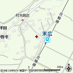 秋田県鹿角市十和田末広向イ平56周辺の地図