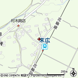 秋田県鹿角市十和田末広向イ平55周辺の地図