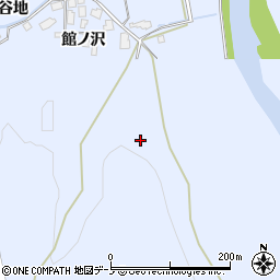 秋田県鹿角市花輪館ノ沢68周辺の地図
