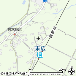 秋田県鹿角市十和田末広向イ平63周辺の地図