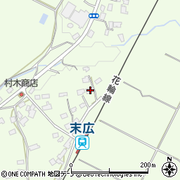 秋田県鹿角市十和田末広向イ平121-1周辺の地図