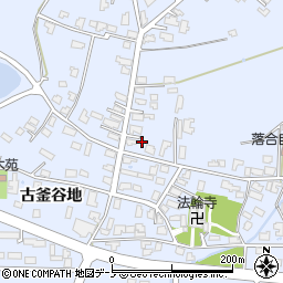 秋田県能代市落合綱割1周辺の地図